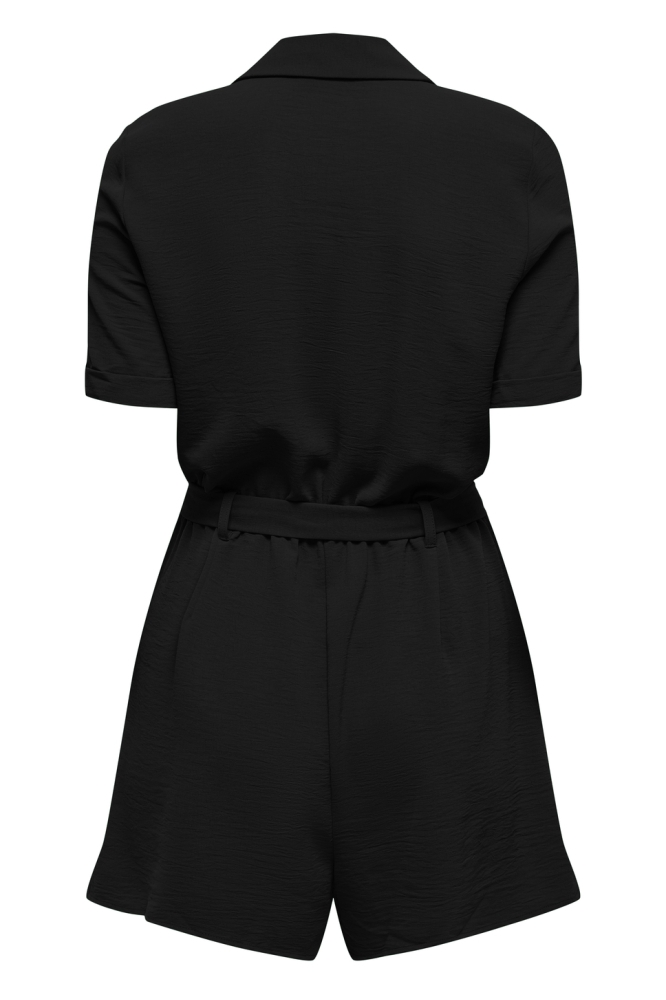 ONLMACHA LIFE SS CARGO PLAYSUIT WVN 15349778 BLACK